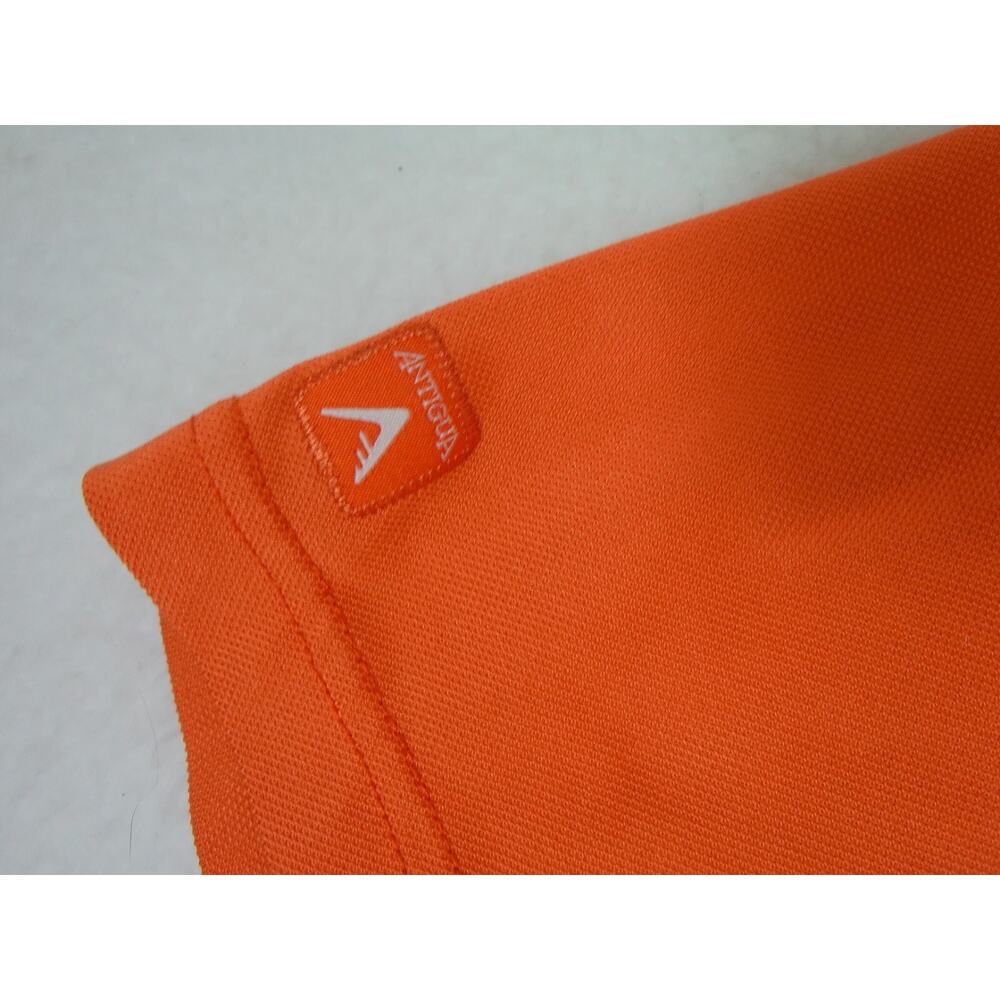 Antigua Denver Broncos Polo Mens XXL Orange NFL Football Athleisure Golf Shirt - Picture 11 of 12
